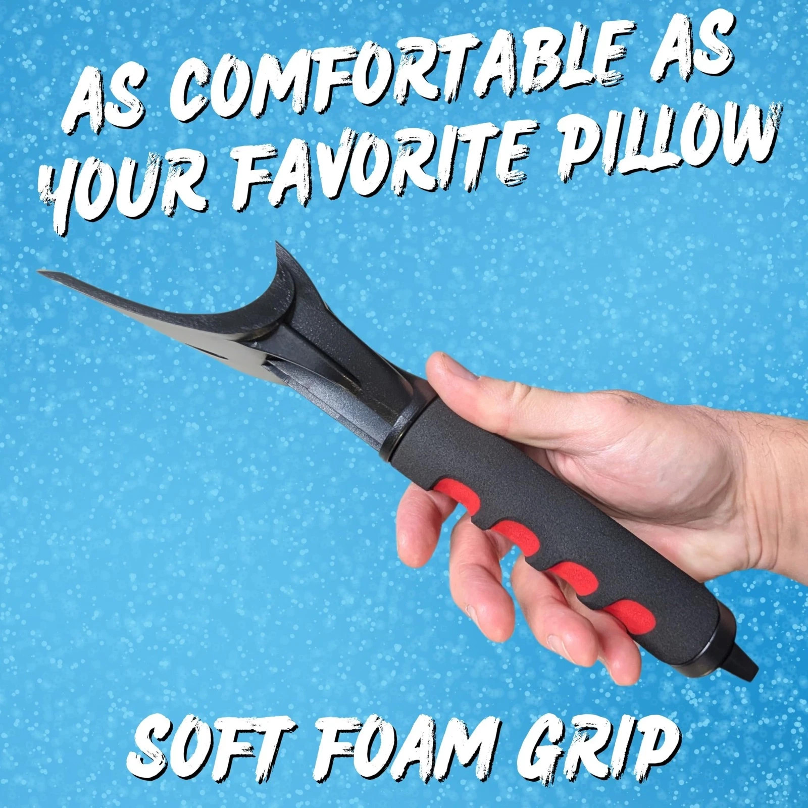 Ice Scraper for Car Windshield & Windows - Tough Reinforced Plastic Handle NEW