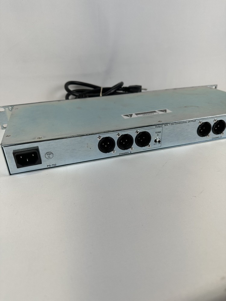 CLEAR COM 2 CHANNEL POWER SUPPLY PS-702 INTERCOM