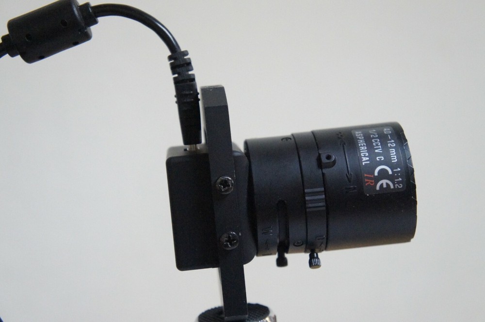 USB Machine Vision Camera: VRMagic Image Sensor + Tamron 12VM412ASIR Zoom Lens