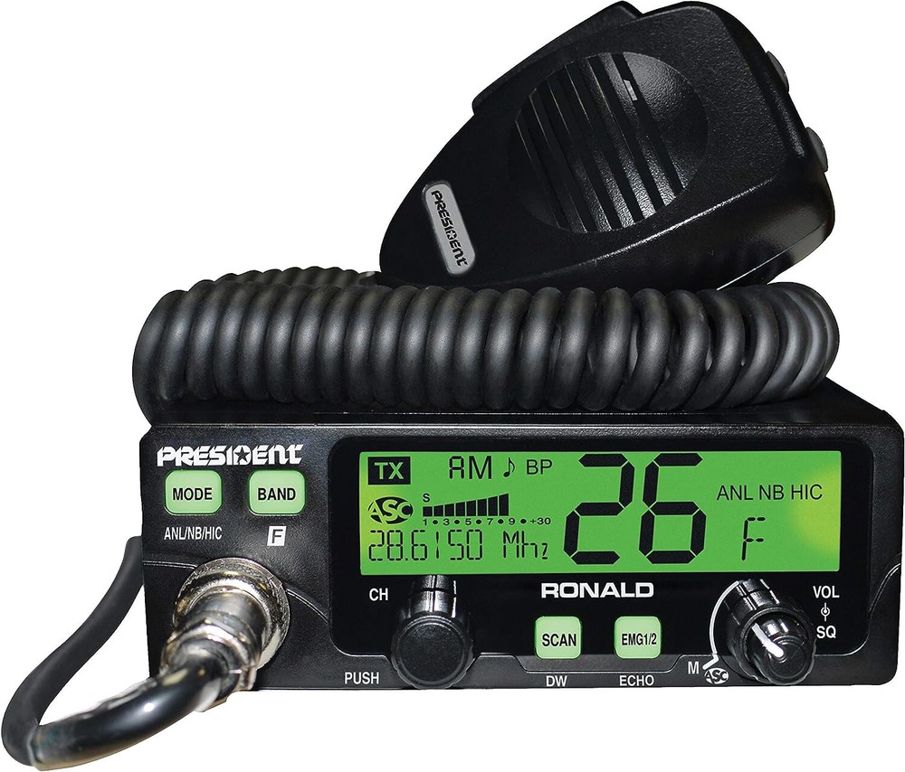 President Electronics TXUS500 Model RONALD Ham Transceiver CB Radio