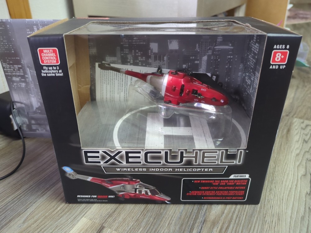 🚁🚁Execuheli Wireless Indoor Helicopter NIB🚁🚁
