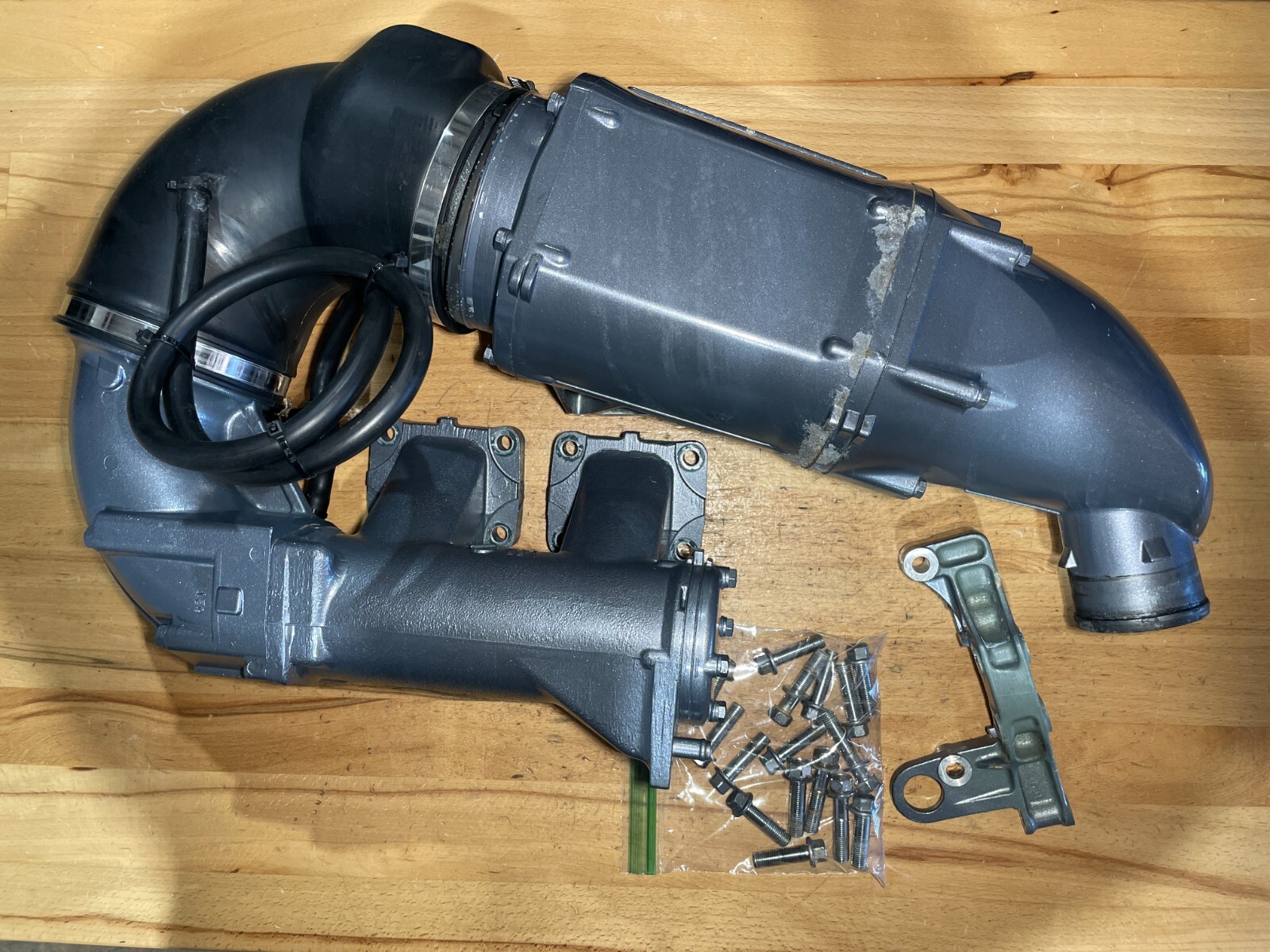 Yamaha 1994-2004 701 62T Raider Venture XL700 Complete Exhaust Muffler Head Pipe