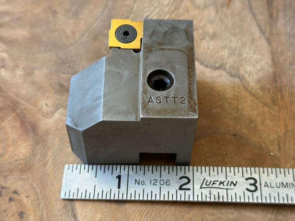 ACCU-SET Roller Backrest Turning Tool ASTT Style With Rectangular Carbide Insert