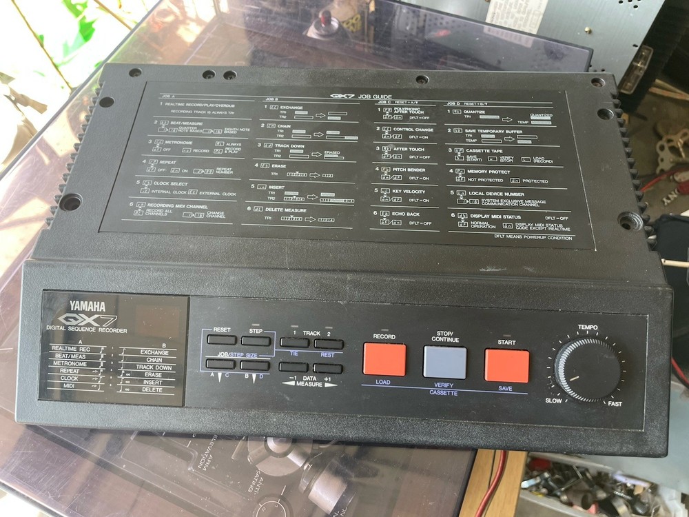 Vintage Yamaha Digital Sequencer Model QX7 Powers On