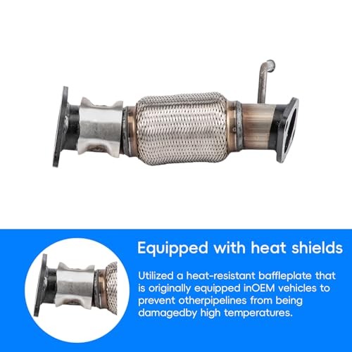 Stainless Steel Exhaust Flex Pipe Fit For 2010 for Forte / Forte Koup 2.0L,2.4L