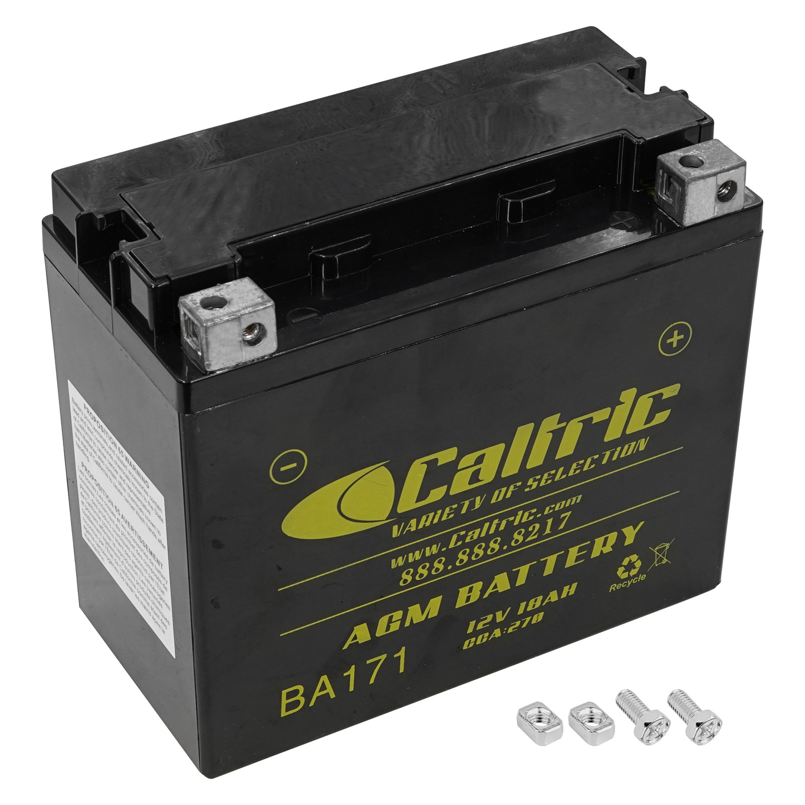Caltric AGM Battery for Sea-Doo Spark ACE 900 2014  -2018 / 12V  18 AH CCA 270
