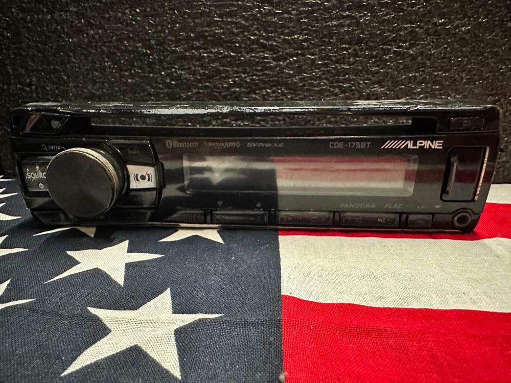 alpine cde-175bt FACEPLATE ONLY