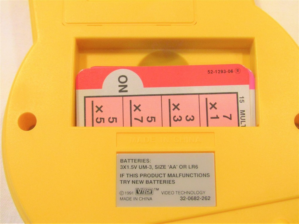 Vintage V Tech Electronic Flashcards Works Great!