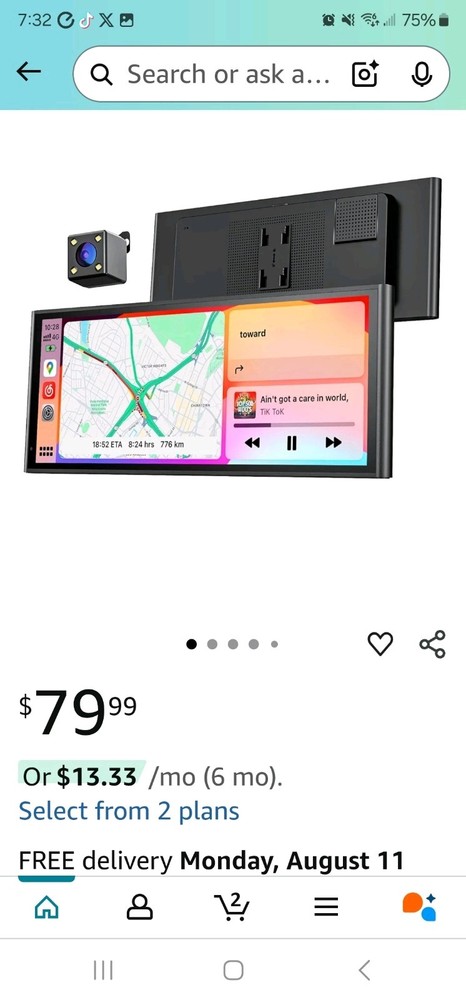 Car Multimedia Player Carplay Android 9 Inch Screen