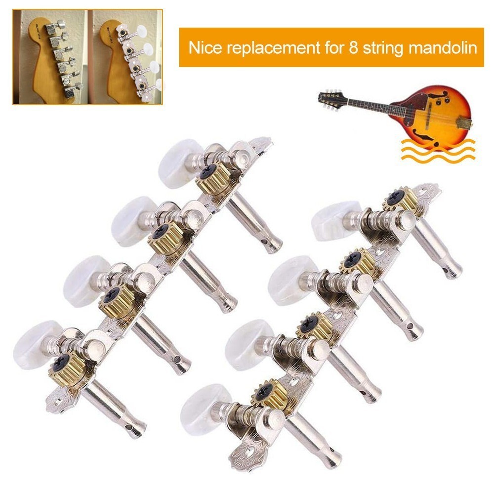 Mandolin Machine Heads String Tuning Pegs 4L4R for Mandolin Instruments