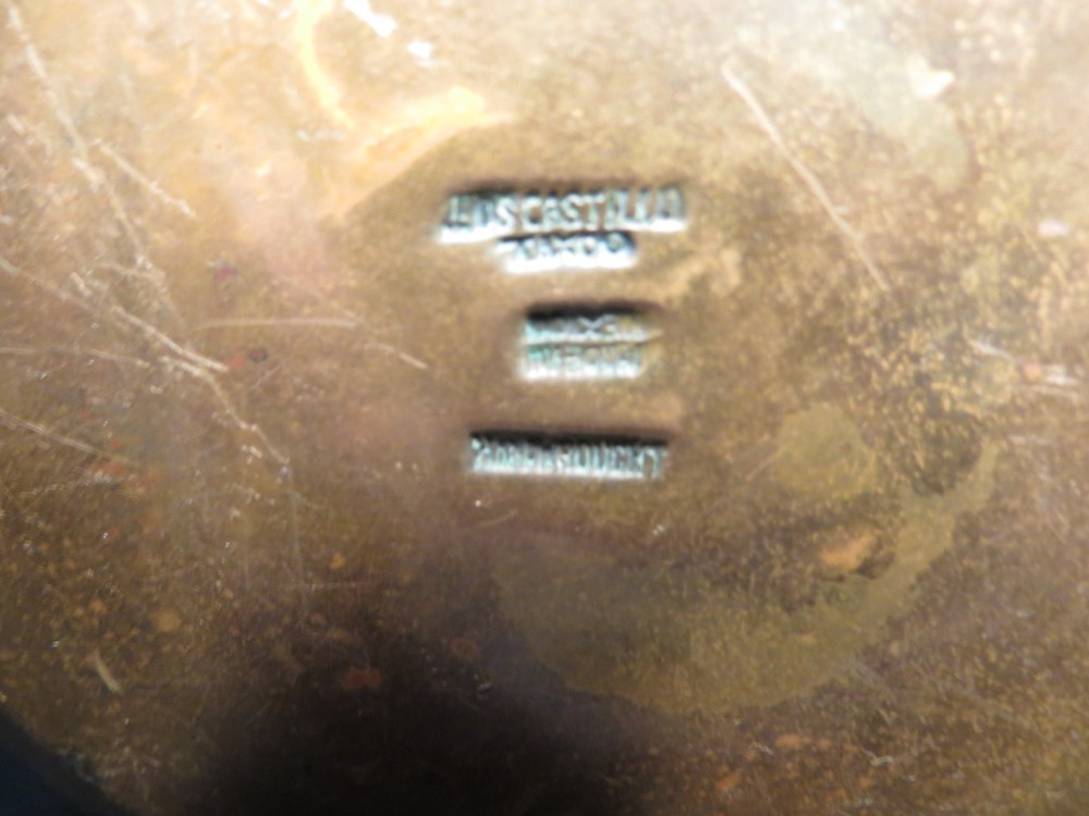 Los Castillo Copper Pitcher With Malachite Frog Decorative Inlay