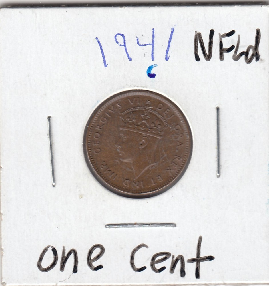 1941 Newfoundland One Small Cent   C6
