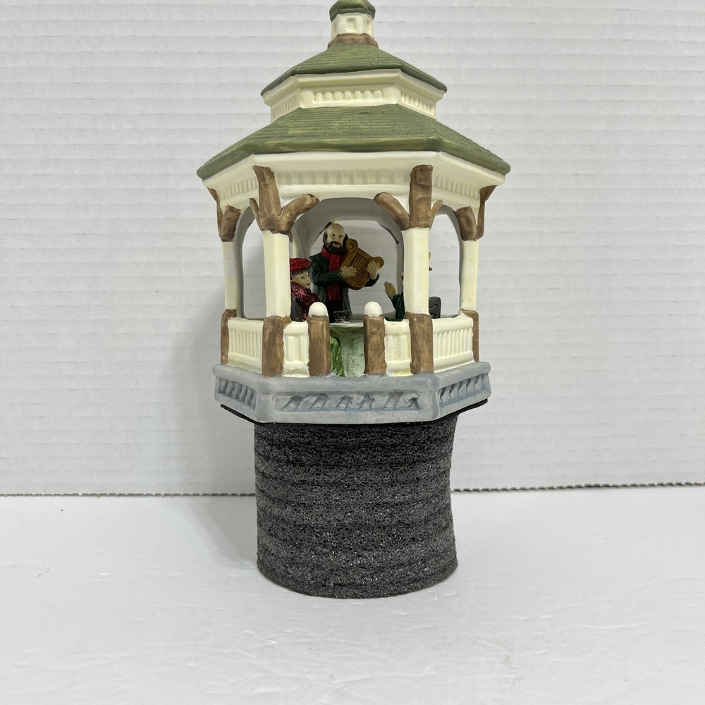 Victorian Gazebo W/ People Having Tea