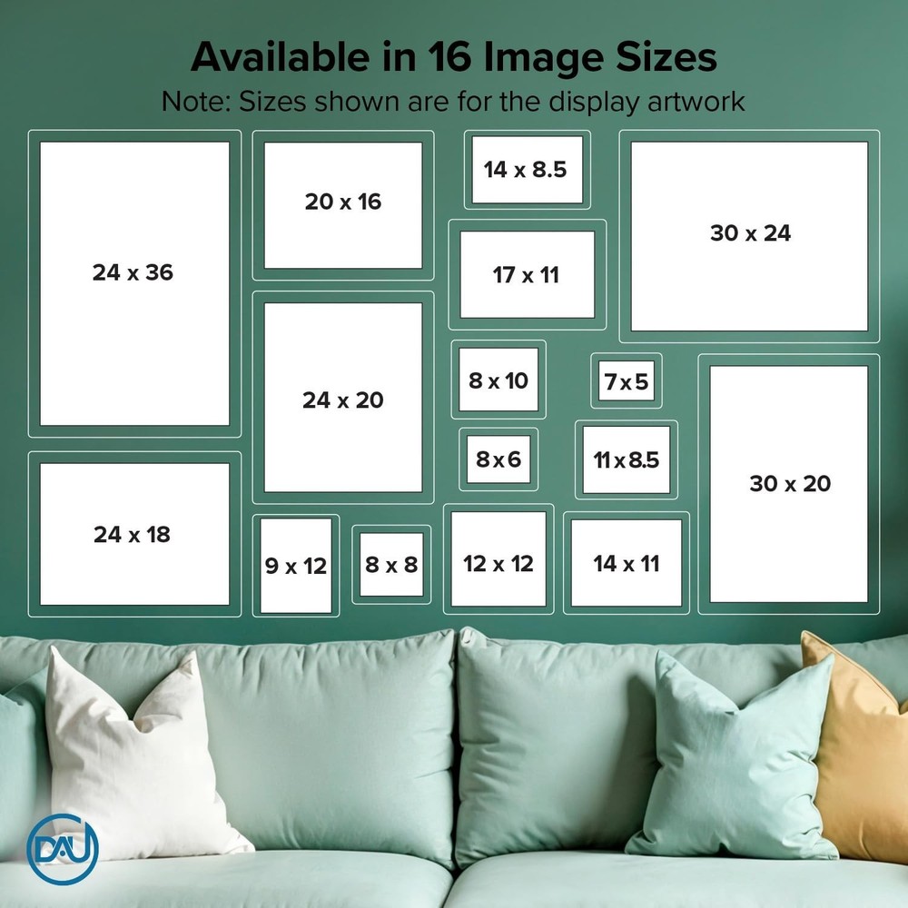 Acrylic Floating Frames Gold Standoffs(single) 11" x 14" Clear Acrylic Frames...