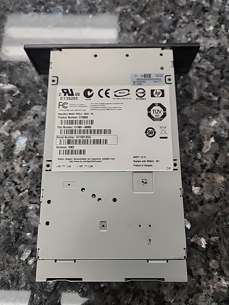 Untested HP Internal Tape Drive BRSLA-05U2-DC