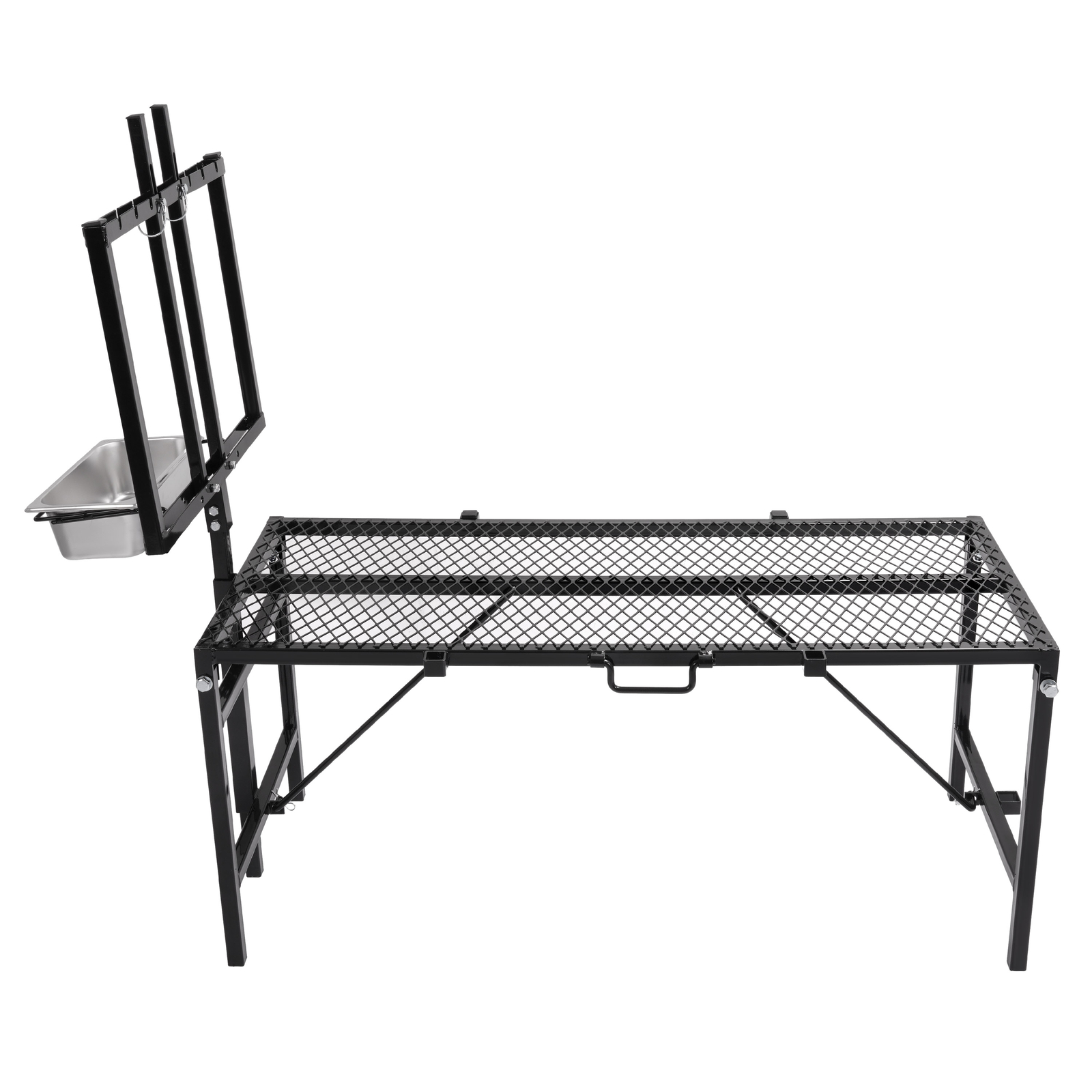 Goat Horned Milking Stand w/ Feed Bin For Sheep Trimming Hoof Adjustable size