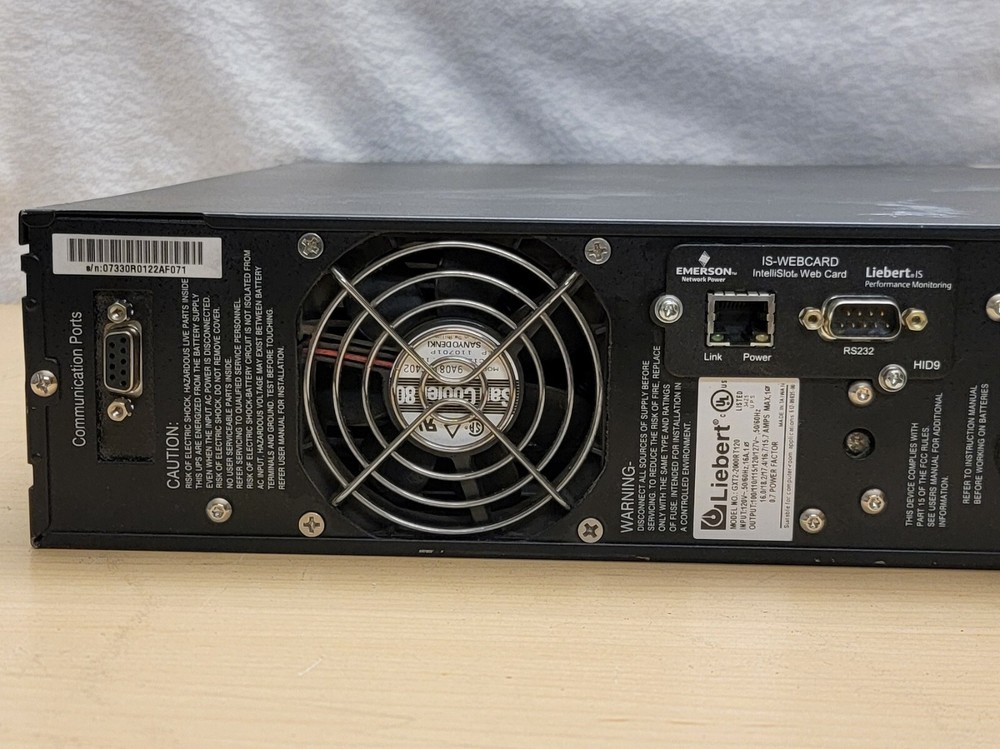 Emerson Vertiv Liebert GXT3-2000RT120 (No Batteries)