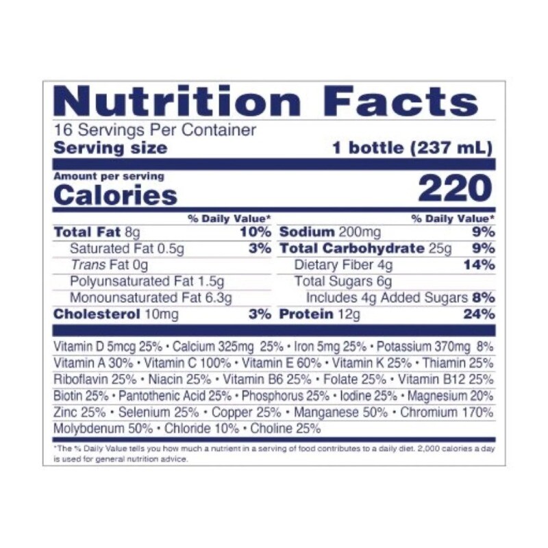 Nutritional Meal Replacement Shake