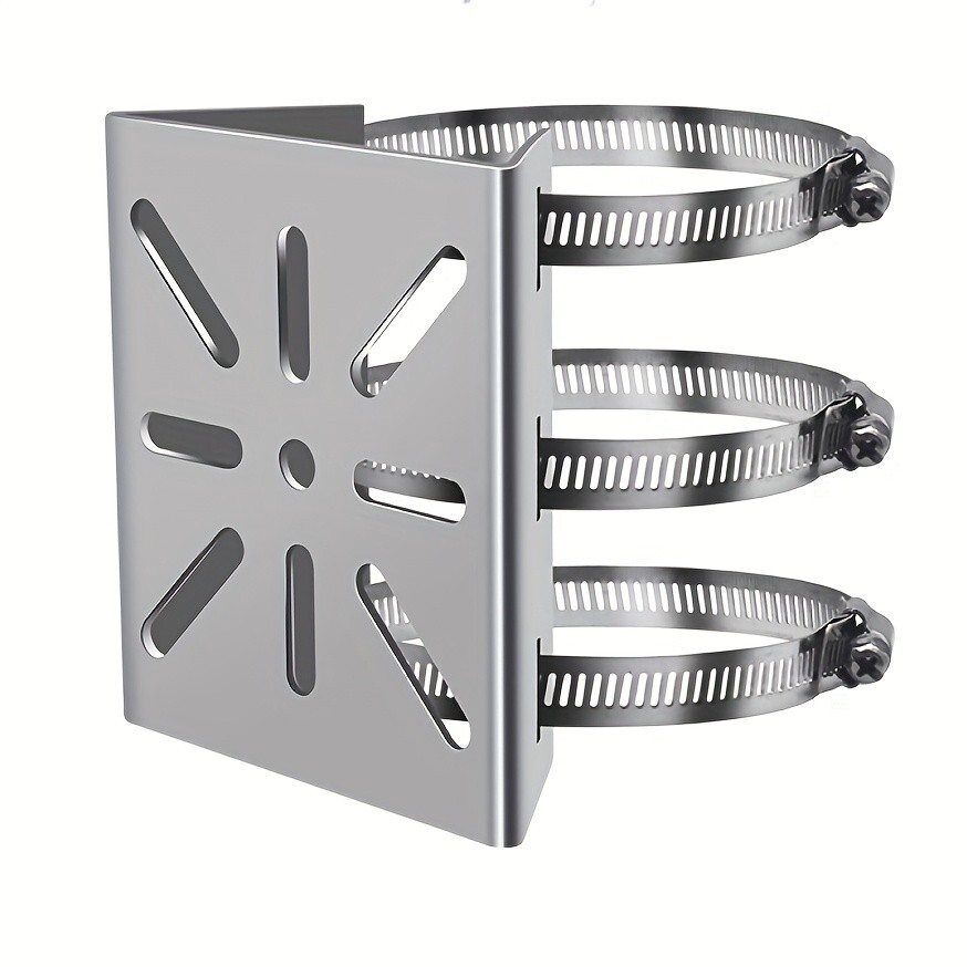 3 Loops Stainless Steel Corner Mount Bracket for IP CCTV Security Cameras