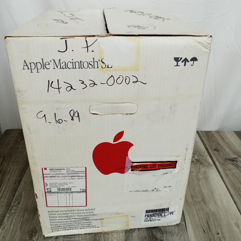Apple Macintosh SE EMPTY BOX ONLY 1988 ~ READ DESCRIPTION