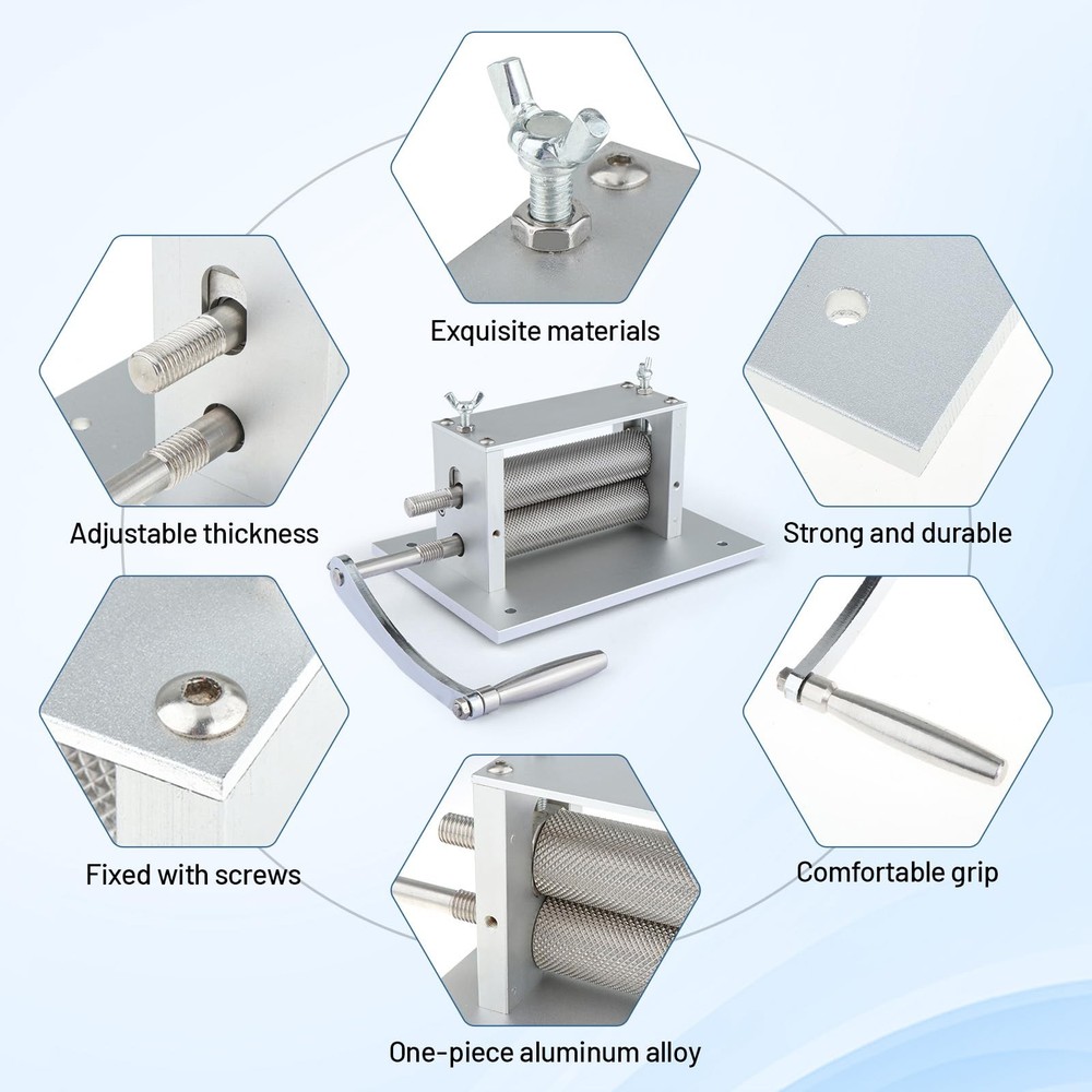 Dried Squid Embossing Machine, Practical Hand Crank Manual Embossing Rolling ...