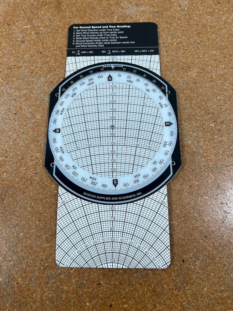 ASA E6B Flight Computer - Black