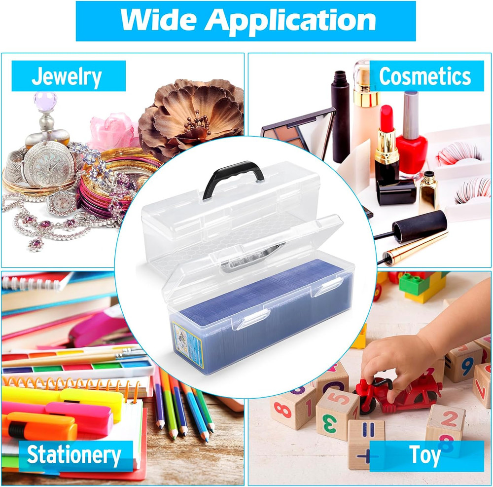 Storage Box for Toploader, Trading Card Storage Box, Card Storage Box Plastic, P