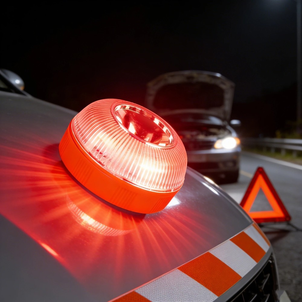 Car Emergency Beacon Light V16 Magnetic Induction Strobe Flashing