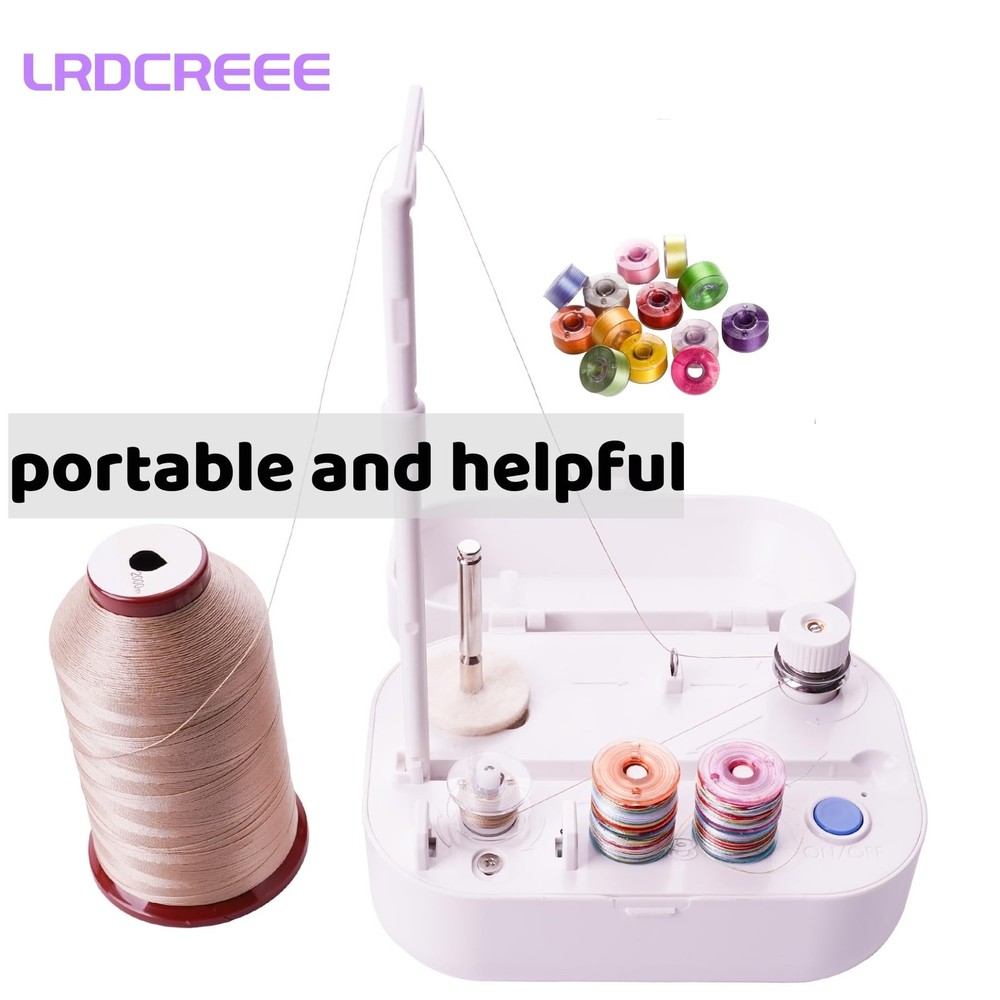 Automatic Bobbin Winder Bobbin Winding Machine with Auto Stop Sensor, Large S...