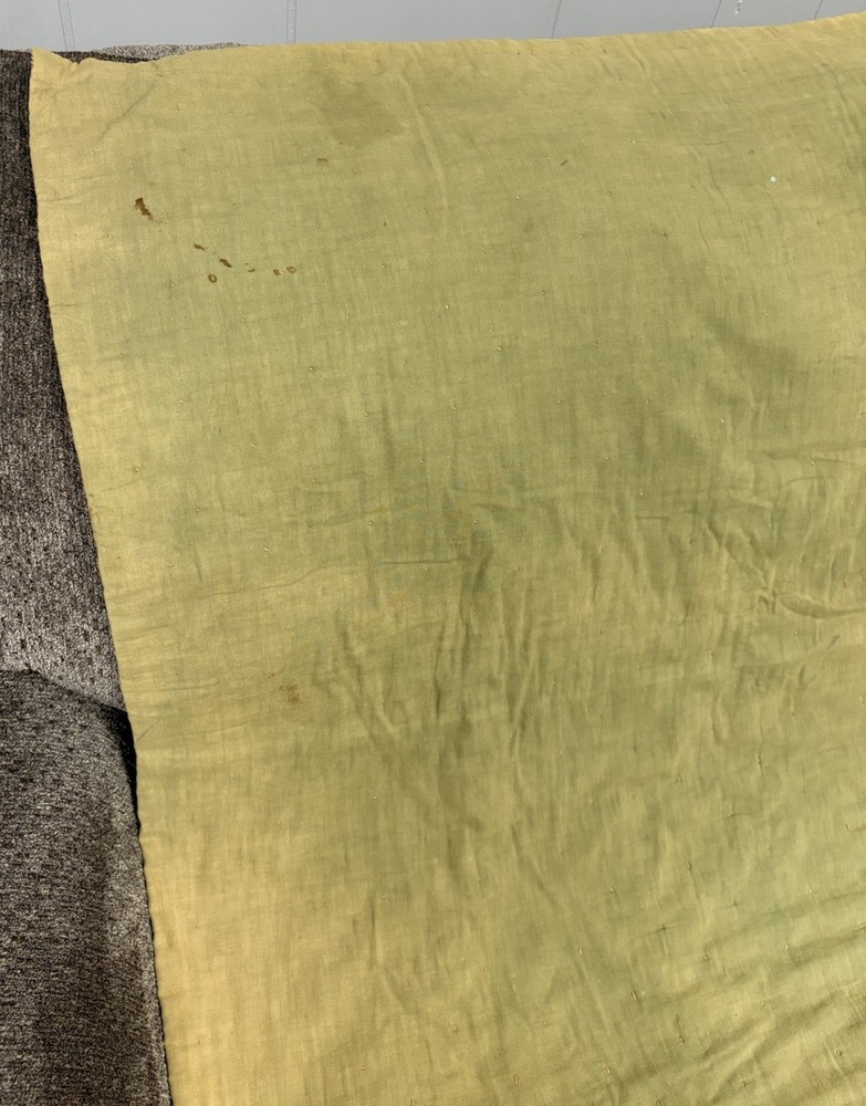 Antique Quilt Handmade 70 X 71 Patchwork Diamond Design Rustic