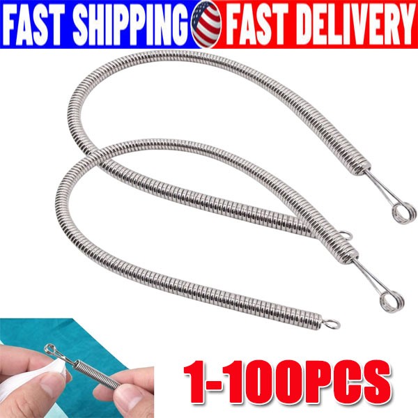 Flexible Spring Drawstring Threader Clip Tool for Pants & Hoodies - NEW Lot