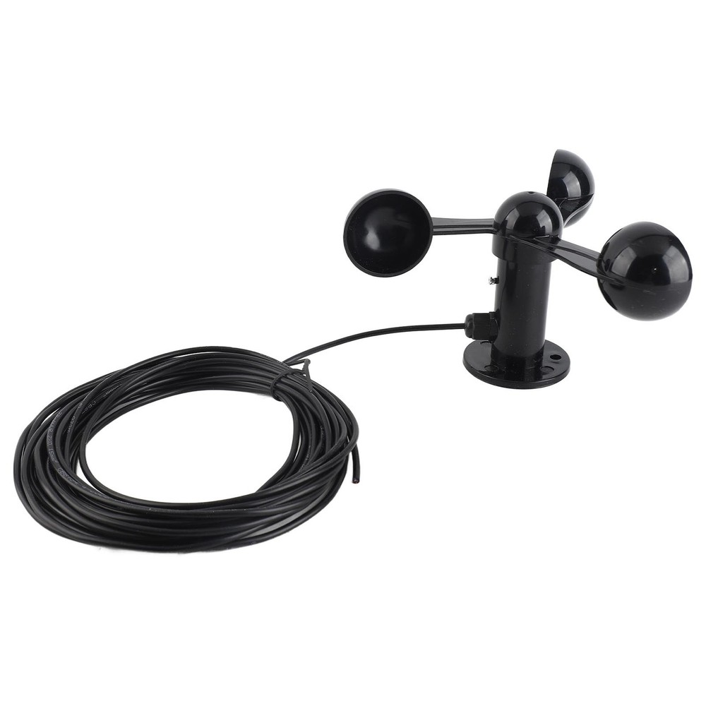 Anemometer Sensor Wind Speeds Cup With 8M Water Resistant Cable 4cm Mount