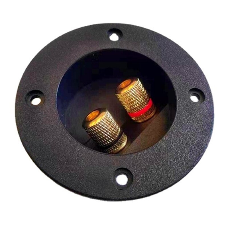 Round Spring Cup Speaker Junction Box Back Panel Block for Home Car Speaker