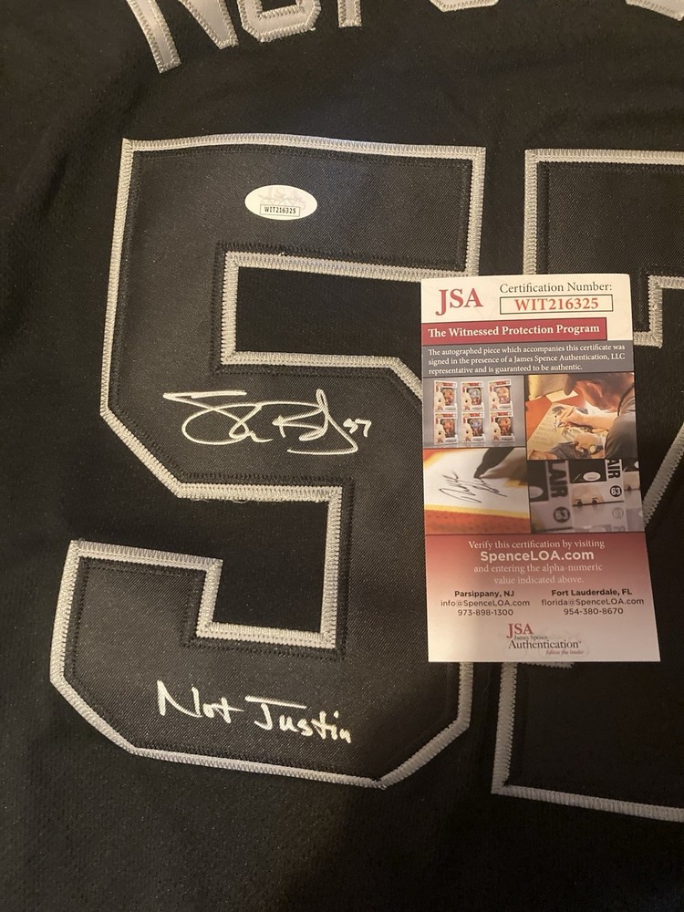 Shane Bieber Signed Auto Autograph Authentic Indians Jersey JSA COA Authentic