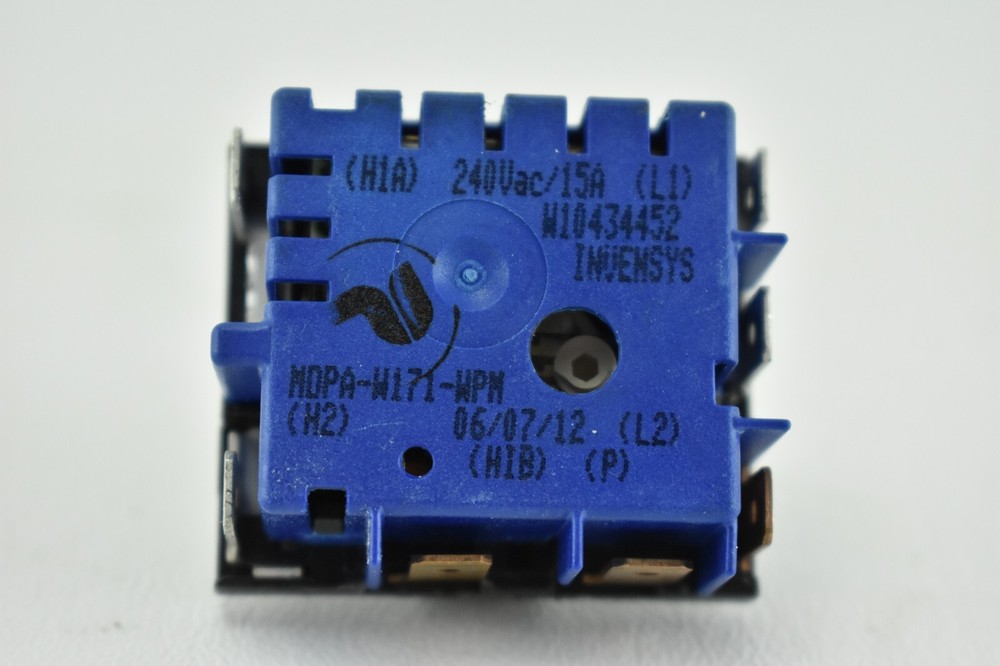 Genuine Whirlpool Range Oven Dual Surface Element Switch # W10434452