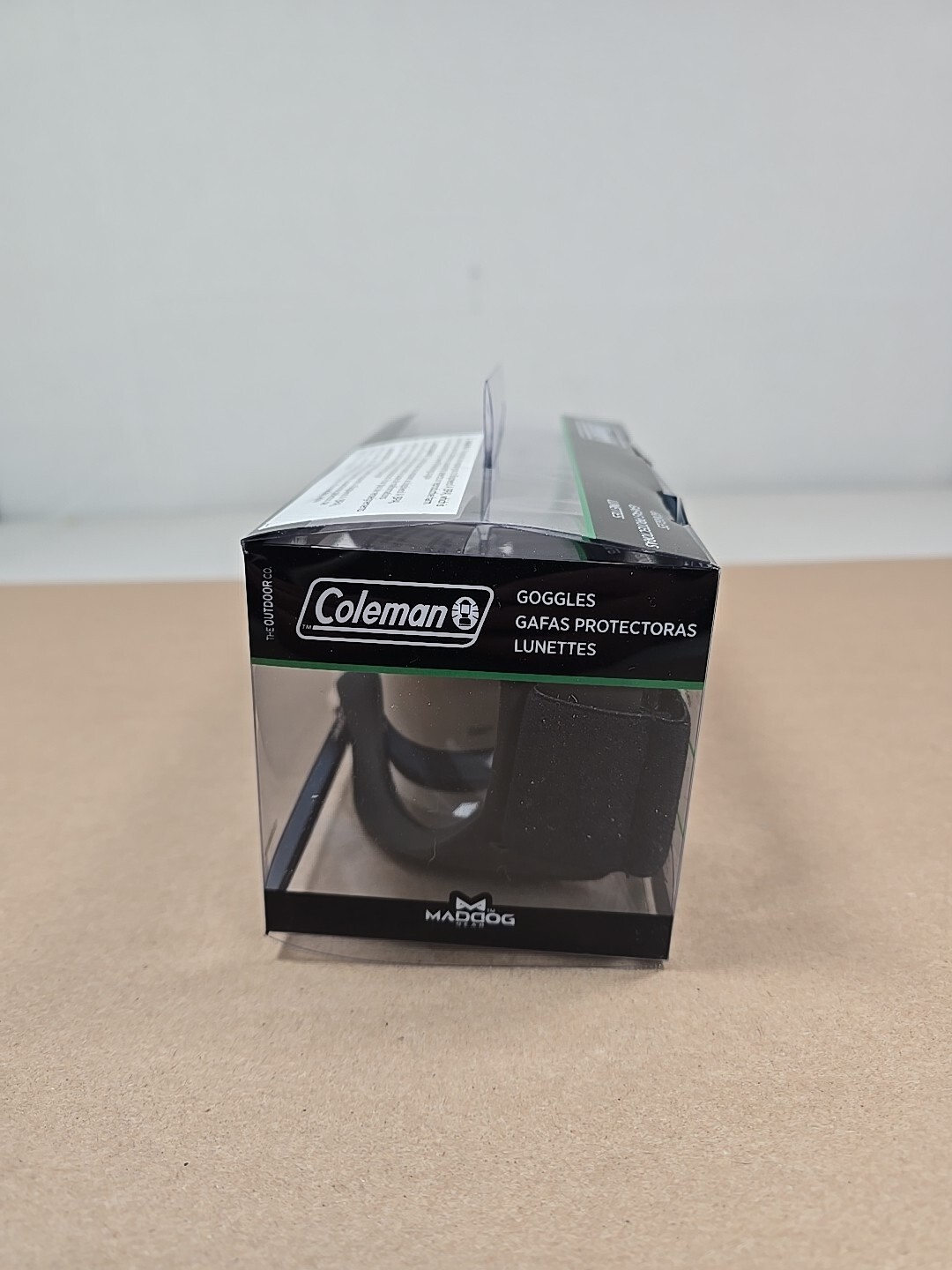 2 Pack Coleman MadDog Black Outdoor ATV UTV Riding Goggles With Adjustable Strap