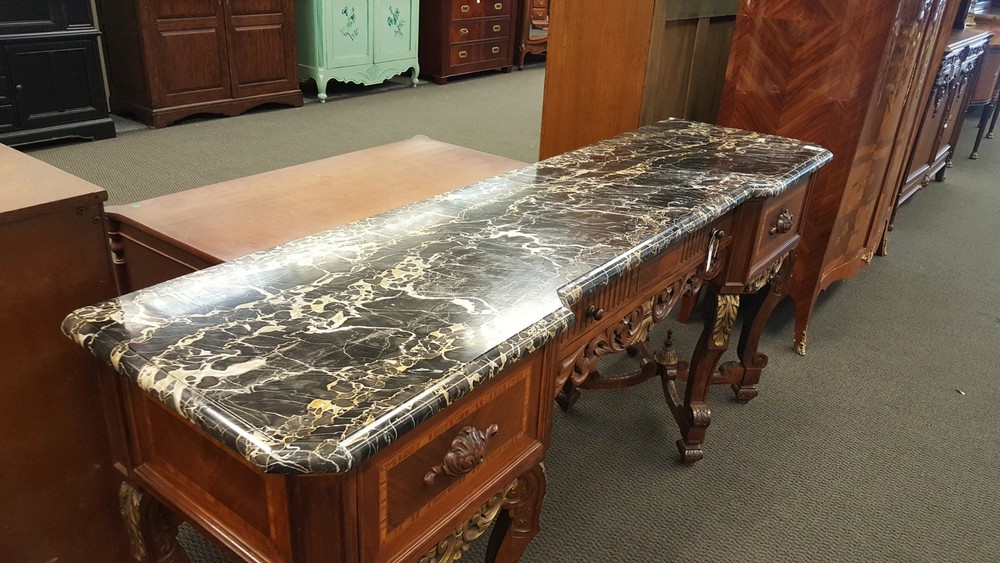 Marble Top Sideboard
