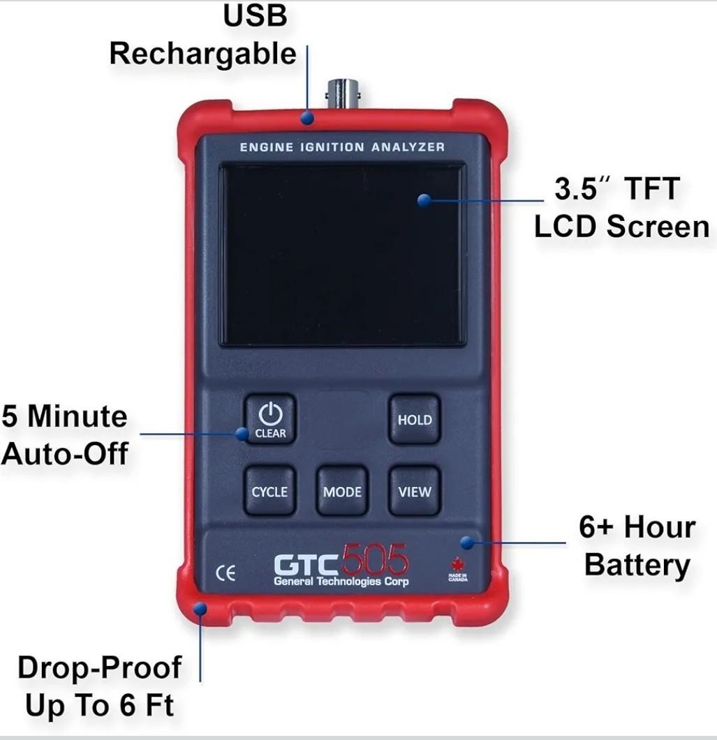 General Technologies GTC505 Engine Ignition Analyzer (MAIN DEVICE ONLY)
