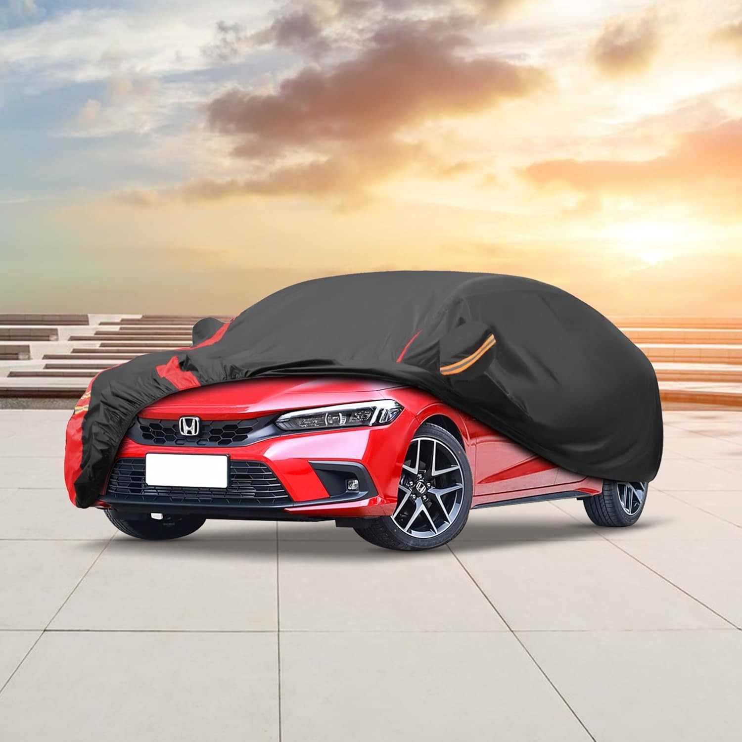 Car Cover Waterproof All Weather for Automobiles (1 Sedan Car Cover, A3 Fit Seda