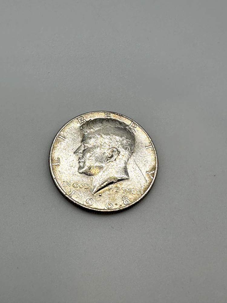 1968-D 50C Kennedy Half Dollar Silver