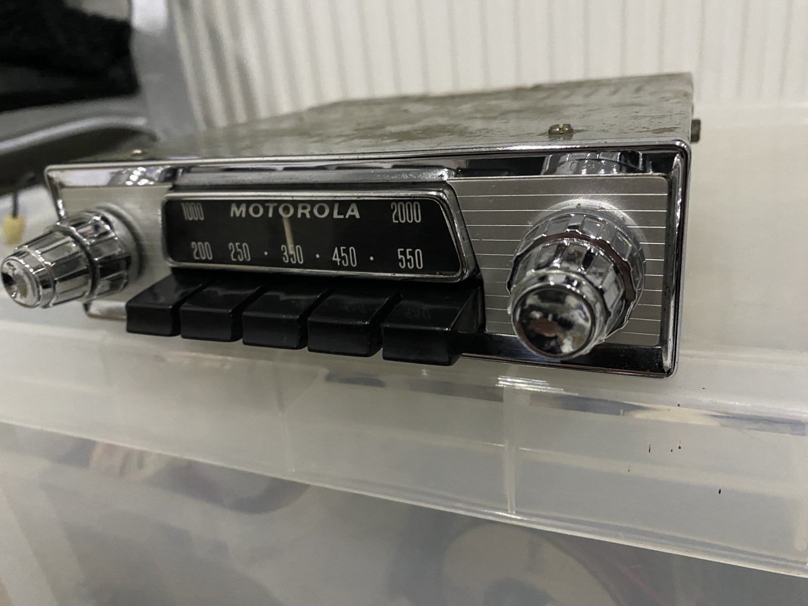 Motorola 818T chrome Car Radio Classic Vintage fully working