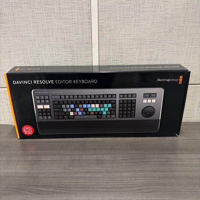 USED Blackmagic Design DaVinci Resolve Editor Keyboard w/ Resolve Software Card