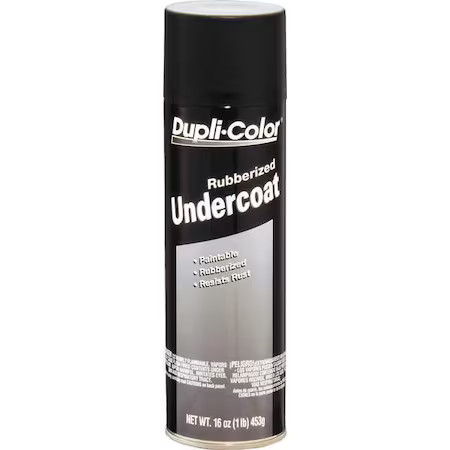 Dupli-Color Euc101a00 Rubberized Undercoating, Black, Rubberized, Solvent, 16 Oz