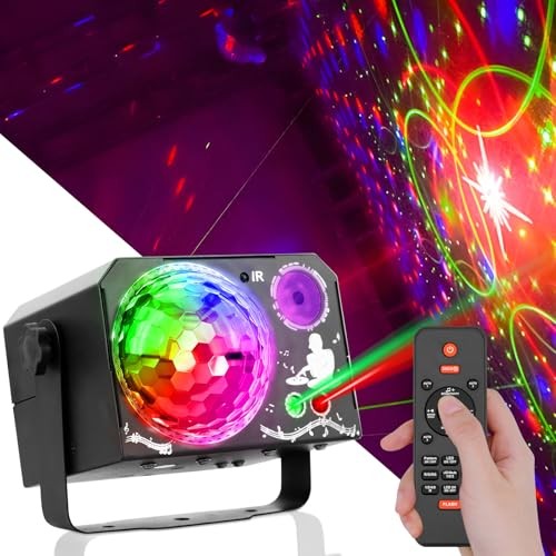 Party Lights Dj Disco Ball Light, 64 Pattern Effect, Disco Ball Strobe Stage