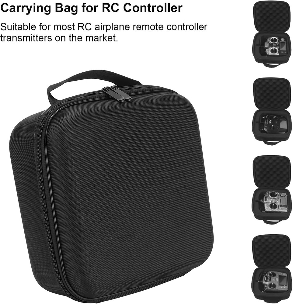 RC Storage Bag, Zipper‑Type Transmitter Protector Case Universal Small...
