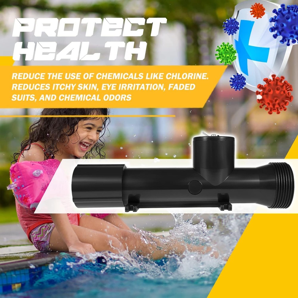 Swimming Pool Ionizer Replacement Chamber for Power Ionizer System 4CH4002-R😍