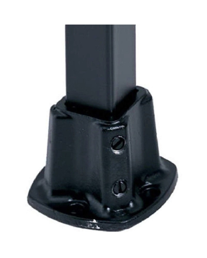 579 1-1/4BLK Floor PostFlange