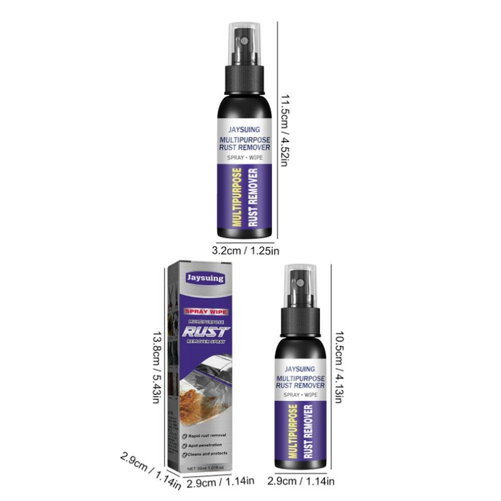Multipurpose Rust Remover Spray, Rust Remover For Metal, Remover Rustout US☆☆