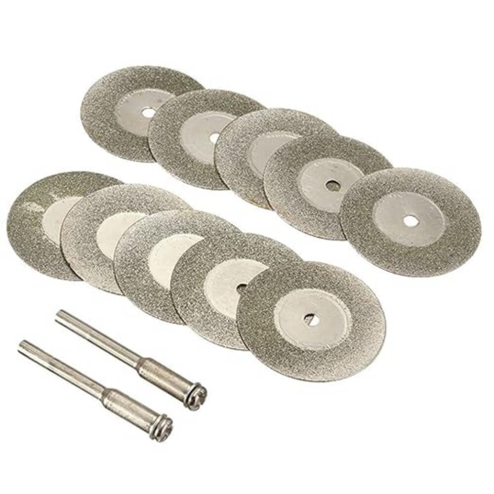 Diamond Cutting Wheel 2'' inch Cutting Discs with Mandrel (3mm) for Rotary Tool