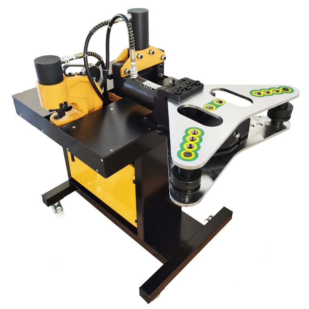 110V Multifunctional 4-in-1 Busbar Processing Machine Hydraulic Busbar Processor